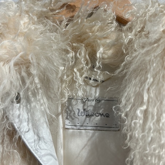 Vintage Wilson’s Leather & Tibetan Lamb Fur Detachable Sleeve Jacket/ Vest Combo - Picture 2 of 15